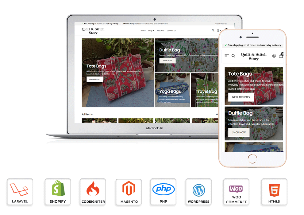 e commerce banner